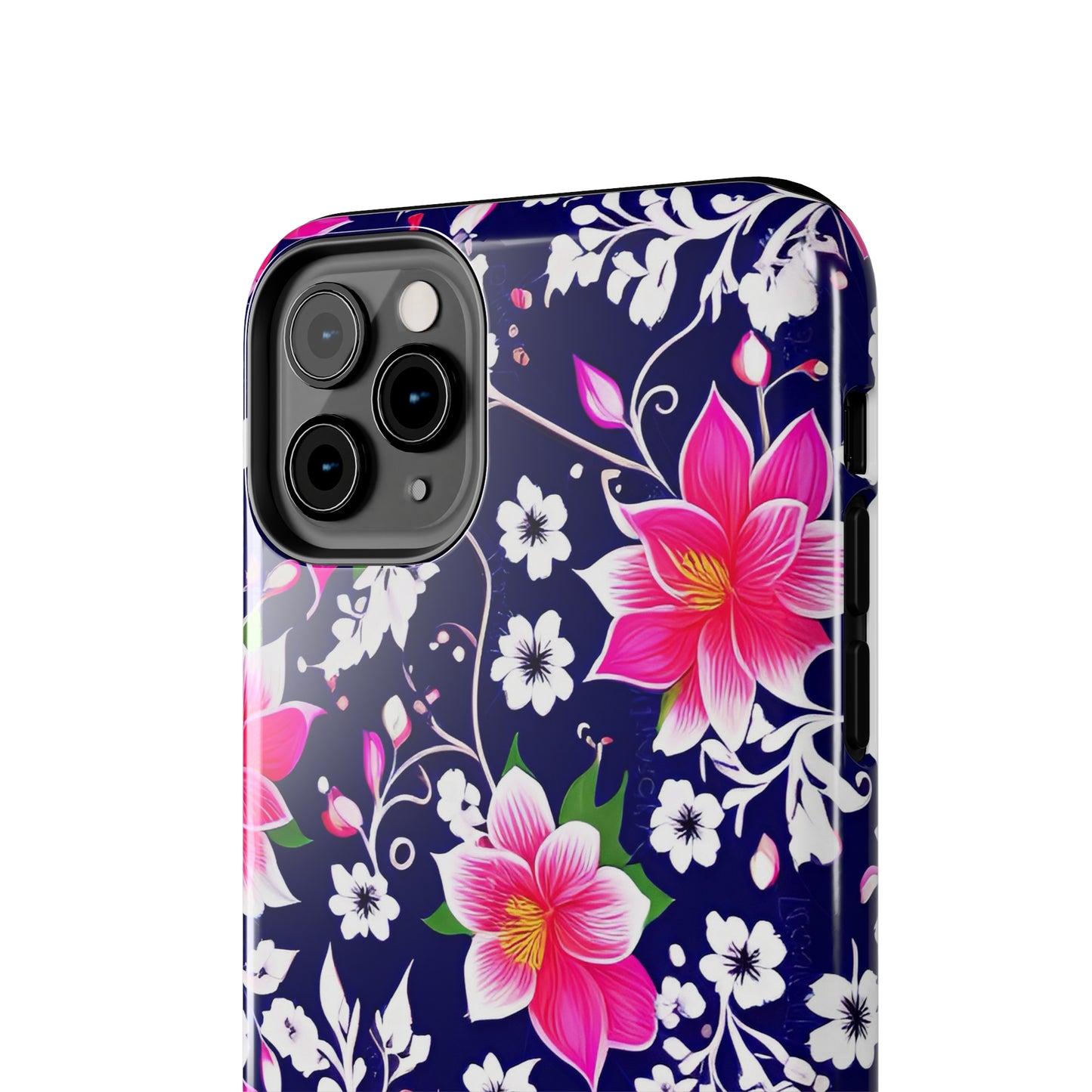 Pink Purple Flower Tough Phone Cases