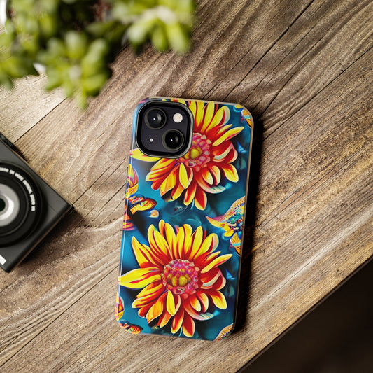 Yellow Flower Tough Phone Cases