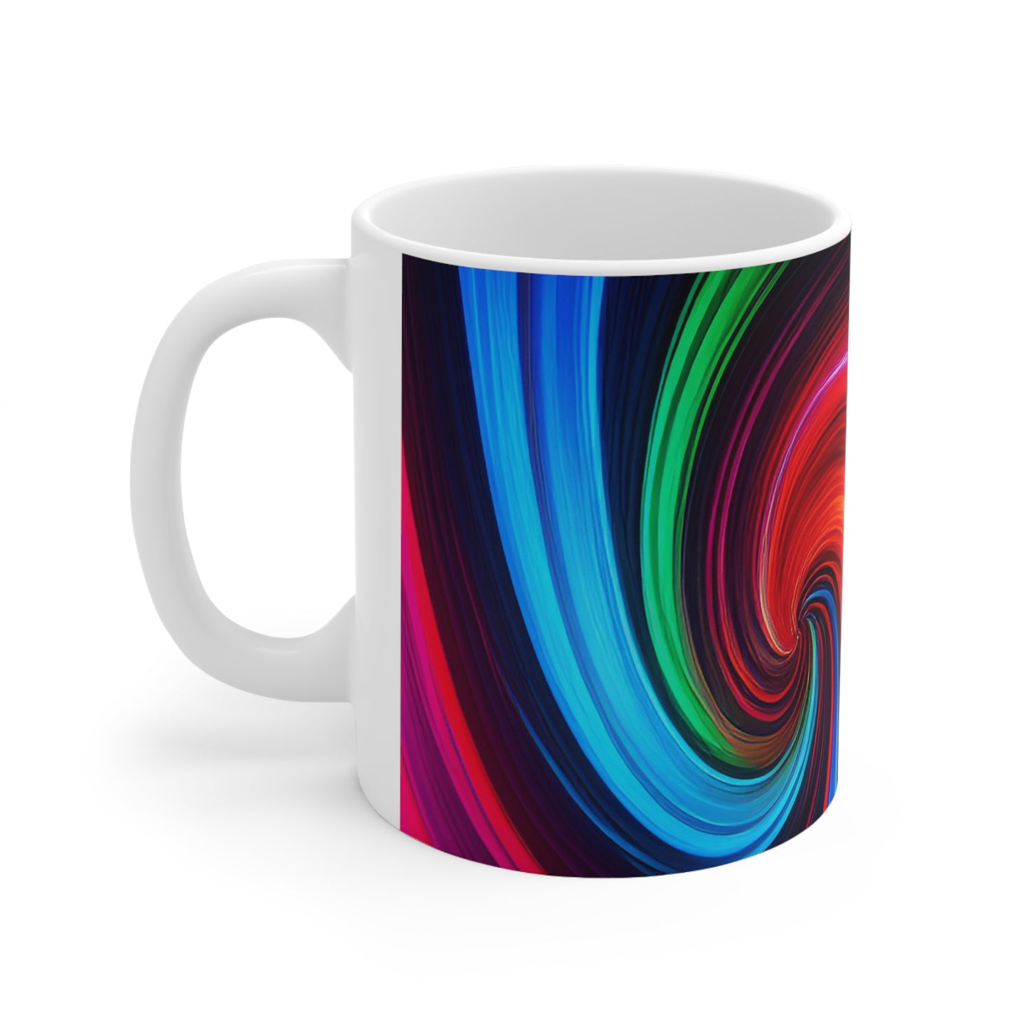 Color Swirl, Ceramic Mug 11oz